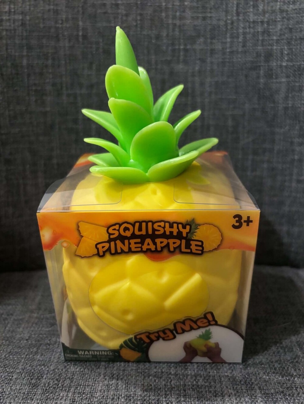 Sunny Days Squishy Pineapple Squeezy Fidget Toy New